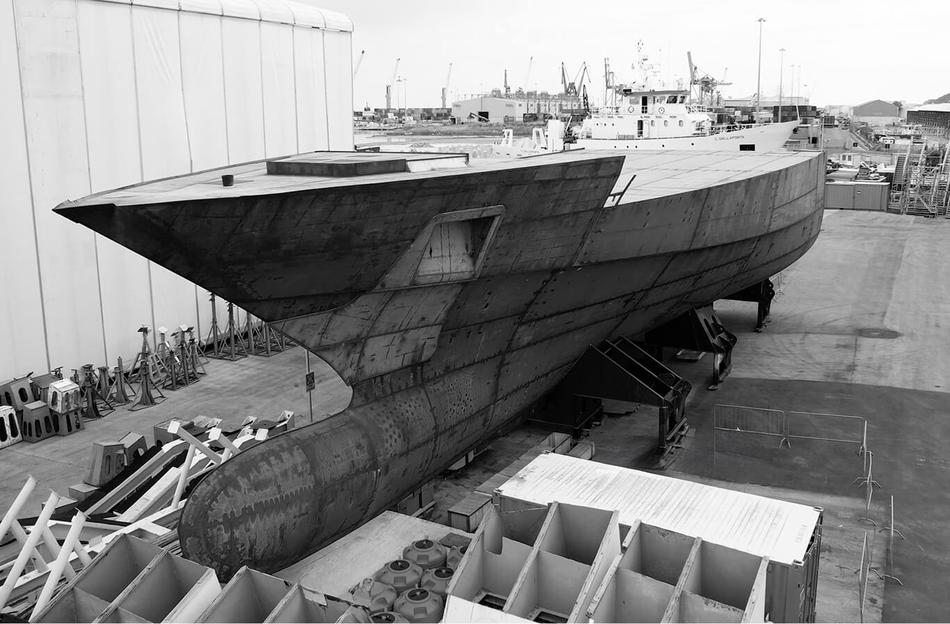 NEW ISA CONTINENTAL 80m – CONSTRUCTION OF THE HULL HAS BEGUN ON SPECULATION