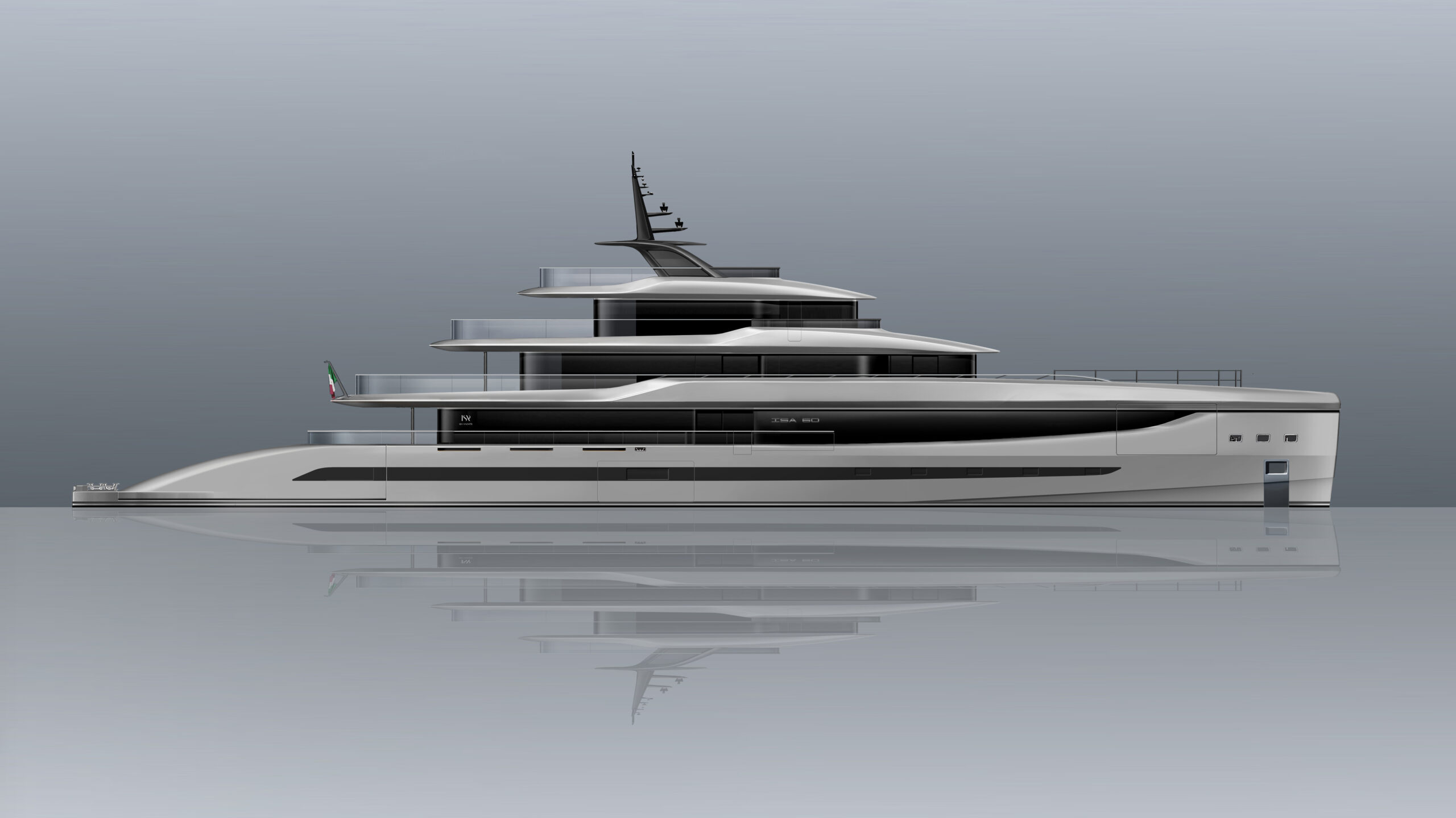 ISA YACHTS ANNOUNCES A NEW SALE: 60 METRI SPECTRE – Dynamic lines and organic design