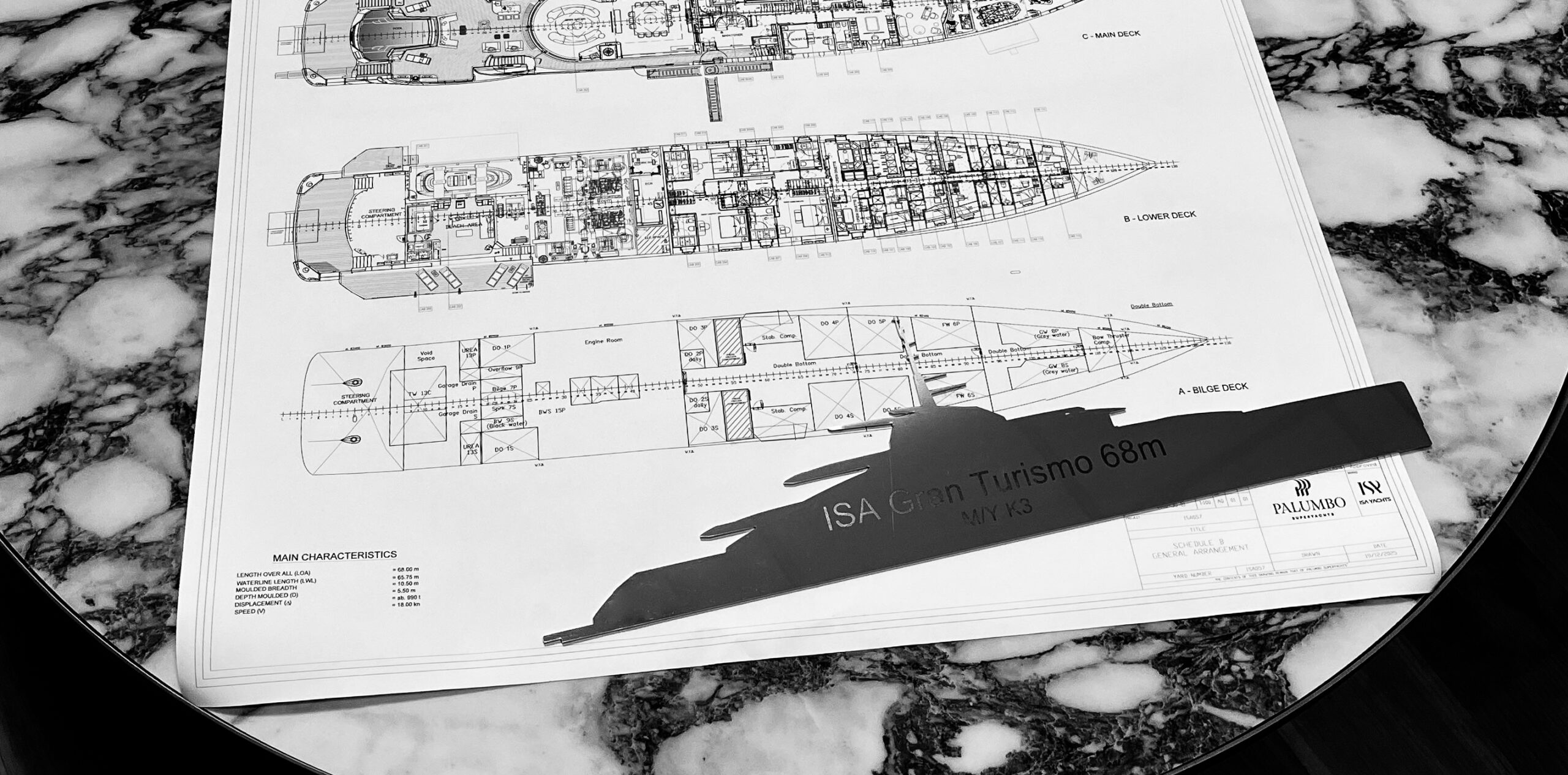 ISA GRAN TURISMO 68M – KEEL LAYING