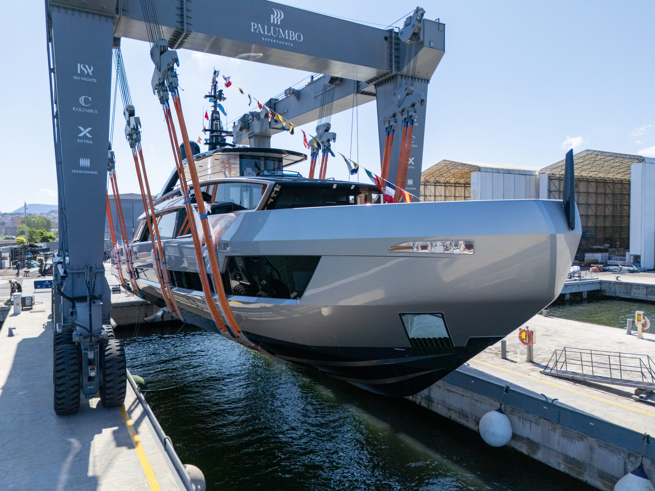 ISA VIPER 130ft M/Y FAST NAAN LAUNCH CEREMONY