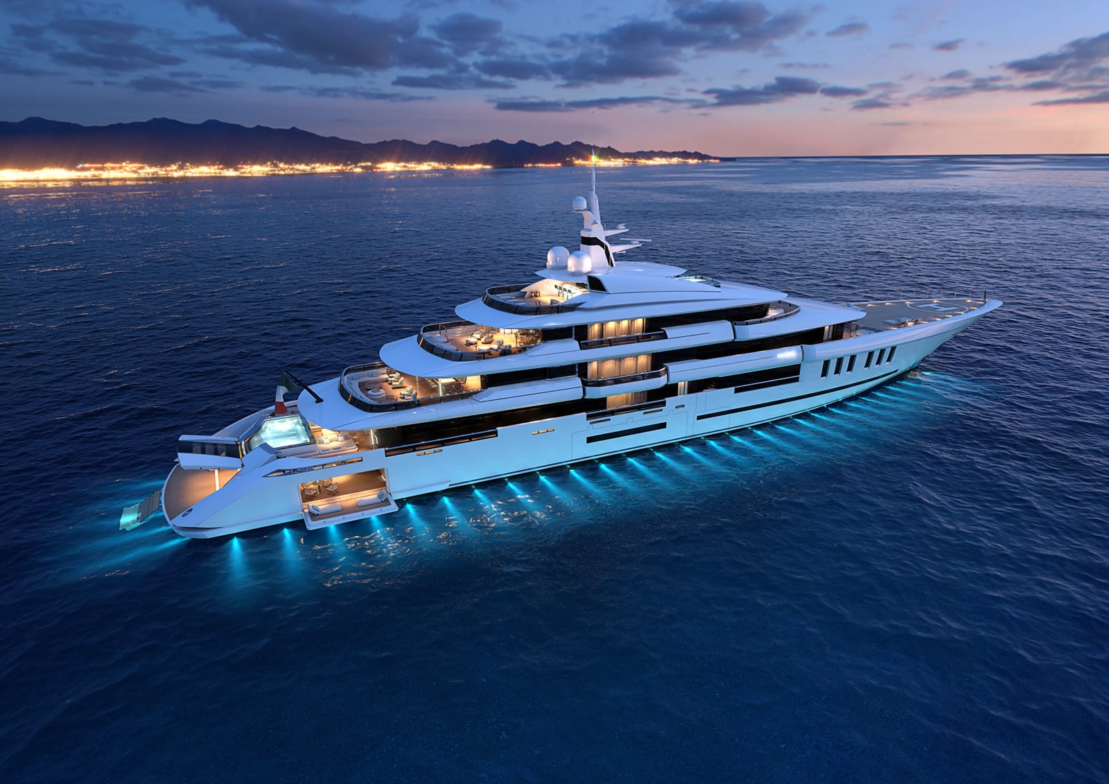 isa yachts palumbo superyachts